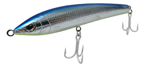 Isca Artif Hunter Bait 14cm 32g Cromada Dorso Azul - Yara Cor 66