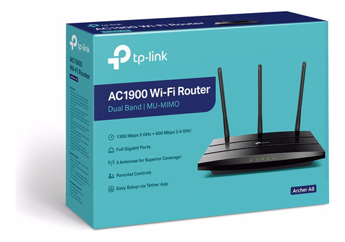 Router Tp-link Archer A8 Ac1900 Wireless Mu-mimo Wifi