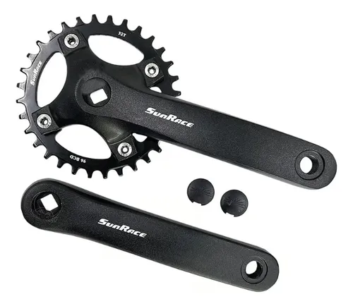 Monoplato Sunrace Corona 32 Dientes Para Cartucho Cuadrante