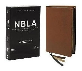 Nbla Biblia Ultrafina, Letra Grande, Coleccion Premier, Cafe