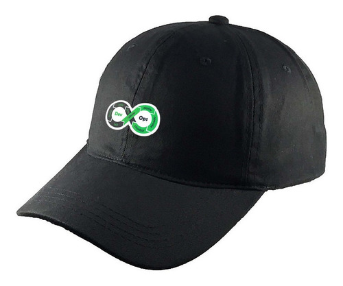 Gorra Clasica Algodón Negra Programador R91