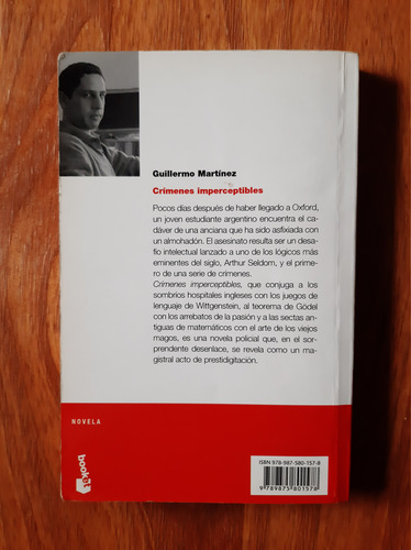 Crímenes Imperceptibles Guillermo Martínez Booket (Usado)