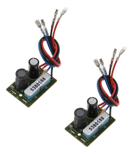 2 Piezas 60w Divisor De Para 2 Vías -baja Fffsscg Gedd