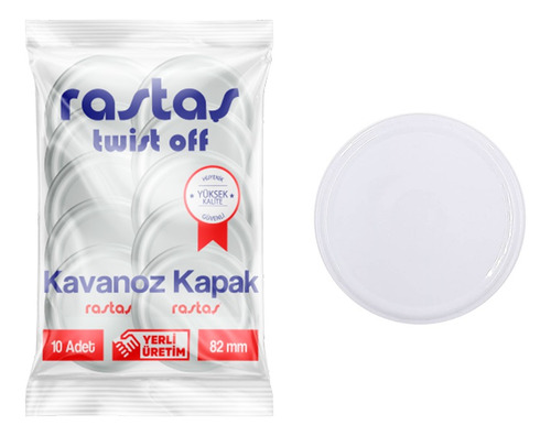 Pack 12 Unidades Tapa De 82mm Para Frasco Conservero