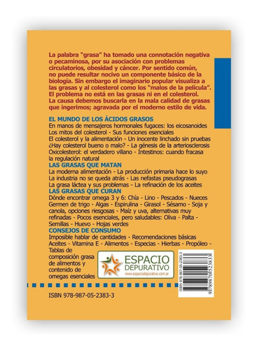 Grasas Saludables: Los Mitos Del Colesterol, Nestor Palmetti