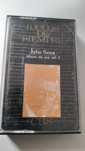 Cassette De Julio Sosa Idolos De Siempre Album De Oro(362