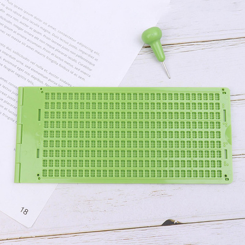 50 Piezas De Papel Para Escribir En Braille, Papel Para