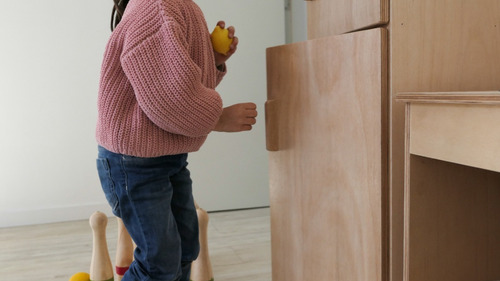 Juego Heladera Madera Para Niños Y Niñas