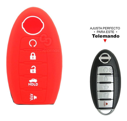 Forro Protector Silicona Llave Smart 5b  Nissan Pathfinder