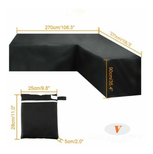 Funda Para Sillon Esquinero De 2,70 X 2,70