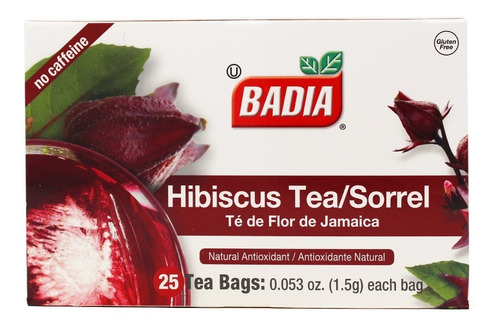 Imagen 2 de 5 de Te Flor De Jamaica Antioxidante Natural Hibiscus Tea Sorrel