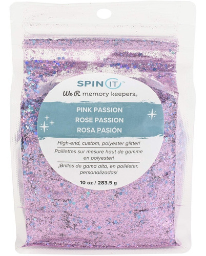 Escarcha Purpurina Glitter Rosa Pasion We R 661248 283.5gr