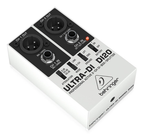 Imagen 1 de 4 de Caja Directa Behringer Ultra Di-20 Activa