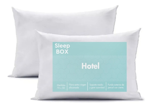 Imagen 1 de 3 de Almohada Sleep Box Hotel X2 Unidades