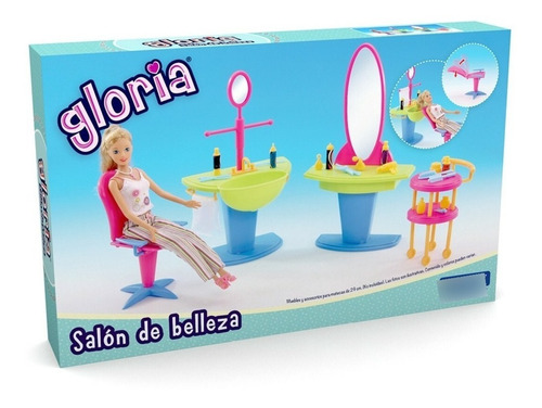 Salón De Belleza Gloria Muebles Para Casa Muñecas Juguete