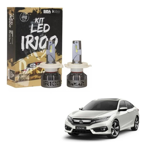 Kit Lamparas Honda Civic - Cree Led Kobo Iron Dakar Csp