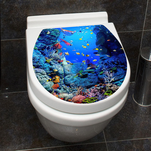 ( Cubierta De Asiento De Inodoro Con Diseño Divertido Y