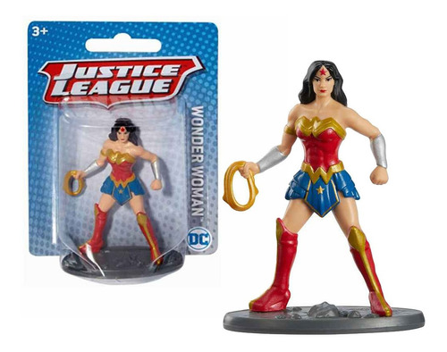 Figura Wonder Woman Mujer Maravilla Dc Justice League 7 Cm