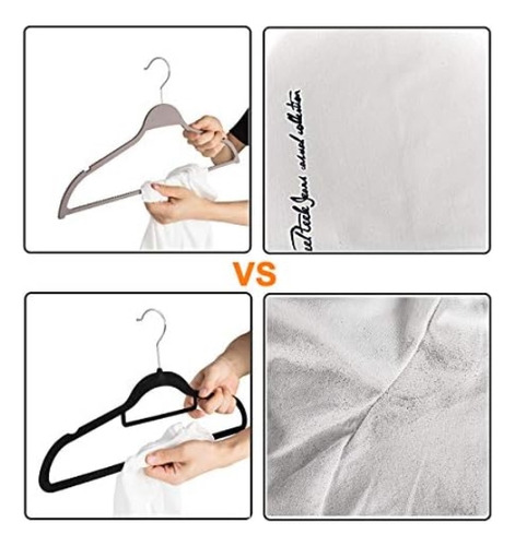 Elong Home Perchas De Plástico Para Ropa, Perchas De De Goma