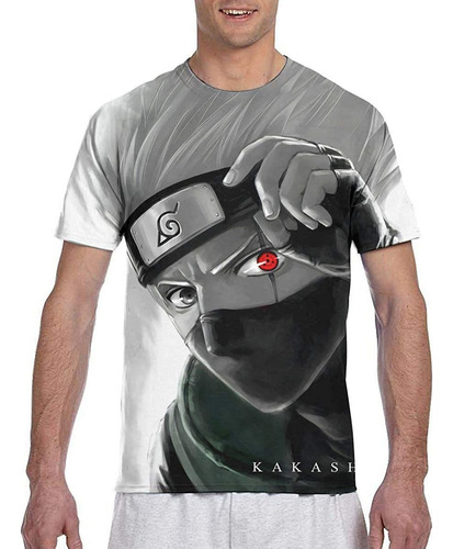 K Naruto Camisa Unisex 3d Impresión Manga Corta Moda T-shirt