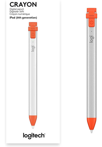 Imagen 8 de 11 de Lapiz Capacitativo Logitech Crayon | Naranja
