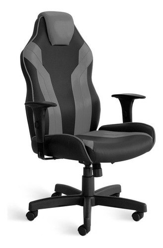 Cadeira Gamer Flex Giratória 5033 C/br 8317 Cor Preto-cinza