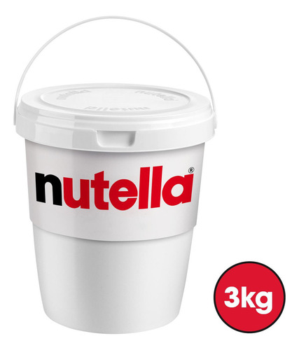 Nutella Creme De Avelã Com Cacau Balde 3kg