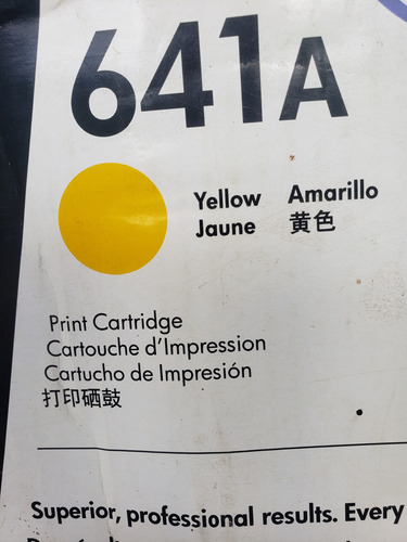 Toner Hp (641 A) Color Amarillo