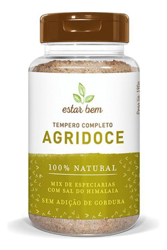 Kit 6x: Tempero Completo Agridoce Estar Bem 190g