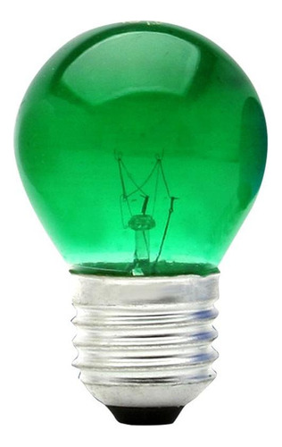 Lampada Bolinha Brasfort 15wx220v Verde 8492 - Kit C/25