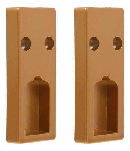 Soportes De Armario Para Postes De Ropa, Base Rectangular, 2