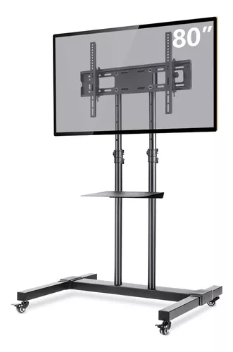 Carro soporte TV suelo monitor hasta 70