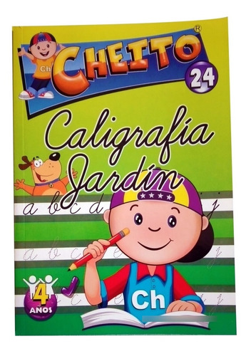 Cartilla Libro Cheito Caligrafía Jardín Para Niños