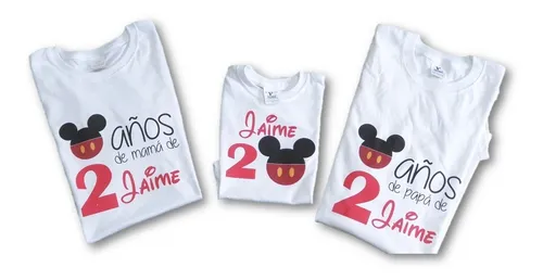 Trio Playeras Tematicas Cumplea os Personalizadas Env o gratis
