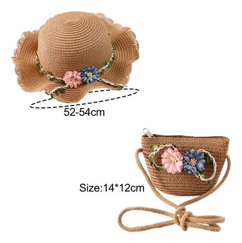 Sombrero For El Sol For Niños, Gorra De Playa, Bolso