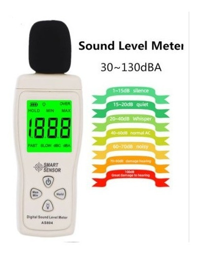 Medidor De Nivel De Sonido Digital-medidor De Ruido 30-130db