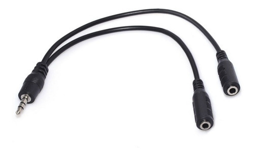 Cable Splitter Spica 3.5 Mm A 2 Hembras Micro Y/o Auricular