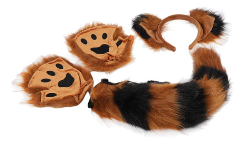 Juego De Guantes Para Cosplay Con Forma De Cola Y Garra, 3 U