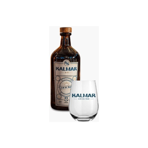 Gin Kalmar Mate X 500cc + Vaso Kalmar Gin De Mar Mdq