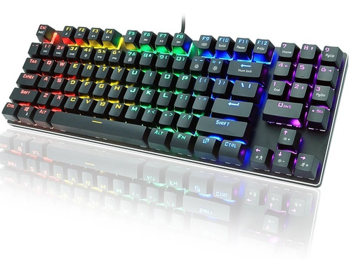 Teclado Mecanico Iluminado Switches Similar A Motospeed