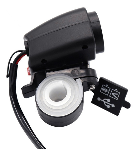 Salm 12-30v Led Motocicleta Usb Voltímetro Digital Termómetr