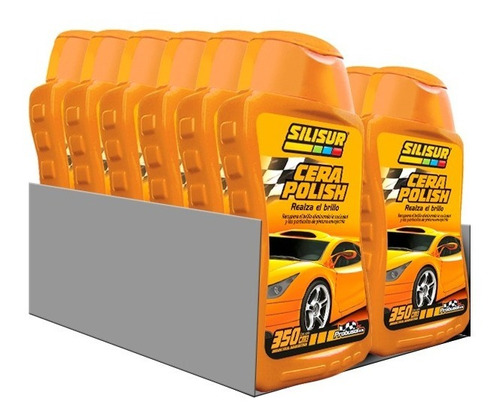 Cera Polish Crema Para Auto Silisur 350cc Pack 12un