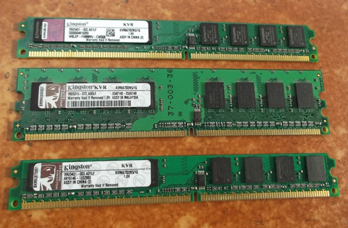Memoria Ddr2 1gb Pc2-5300u 667 Mhz Y 800 Mhz Varias Marcas (Usado)