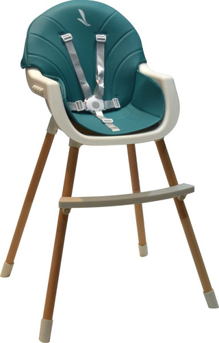 Imagen 2 de 10 de Silla De Comer Bebé Alabama Premium Baby Patas Madera