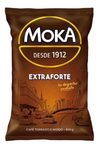 Café Torrado E Moído Extra Forte Moka Pacote 500g