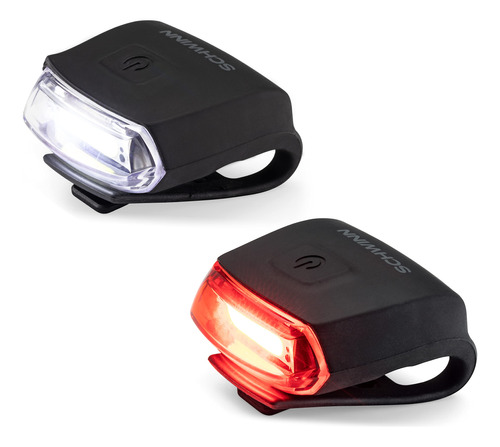 Luces Para Bicicleta Led Recargables Delantera Y Trasera Con