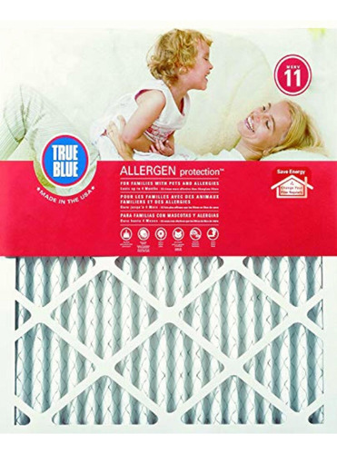 True-blue Allergen Filtro De Aire De 15 X 20 X 1, Merv 11