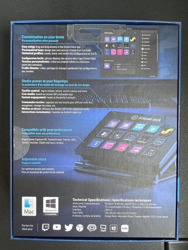 Stream Deck Elgato 15 Teclas Lcd Personalizáveis - 10gaa9901