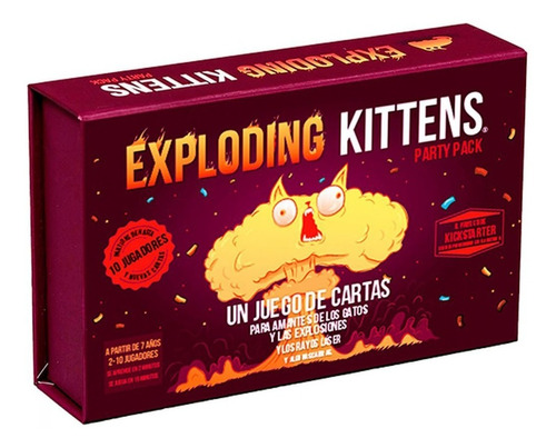 Exploding Kittens Party Pack Hasta 10 Jugadores Original