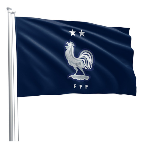 Bandeira Seleção Time Futebol França Copa 80x140cm Poliéster
